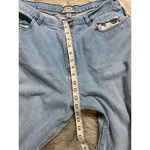 L.L. Bean Vintage Original Fit Relaxed Jeans Womens 18W Plus Straight - Picture 10 of 10